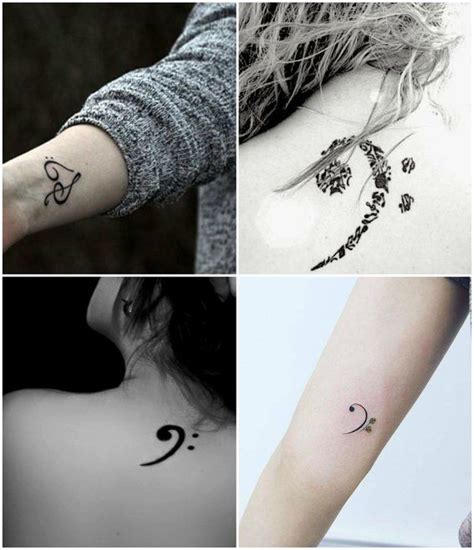 15 tatuajes de notas musicales que querrás hacerte y。